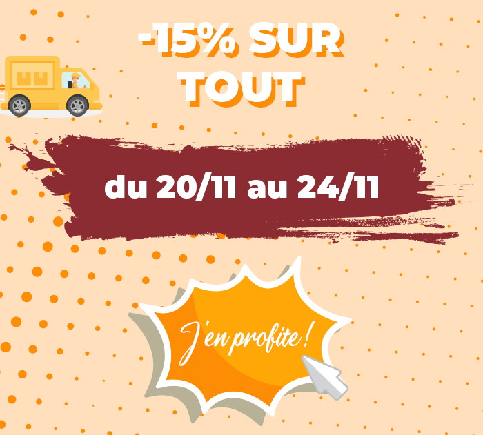 -15% sur tout !