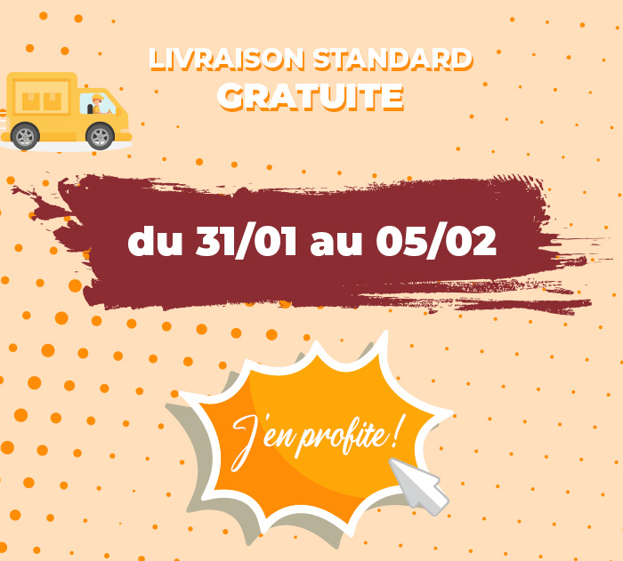 Livraison standard gratuite